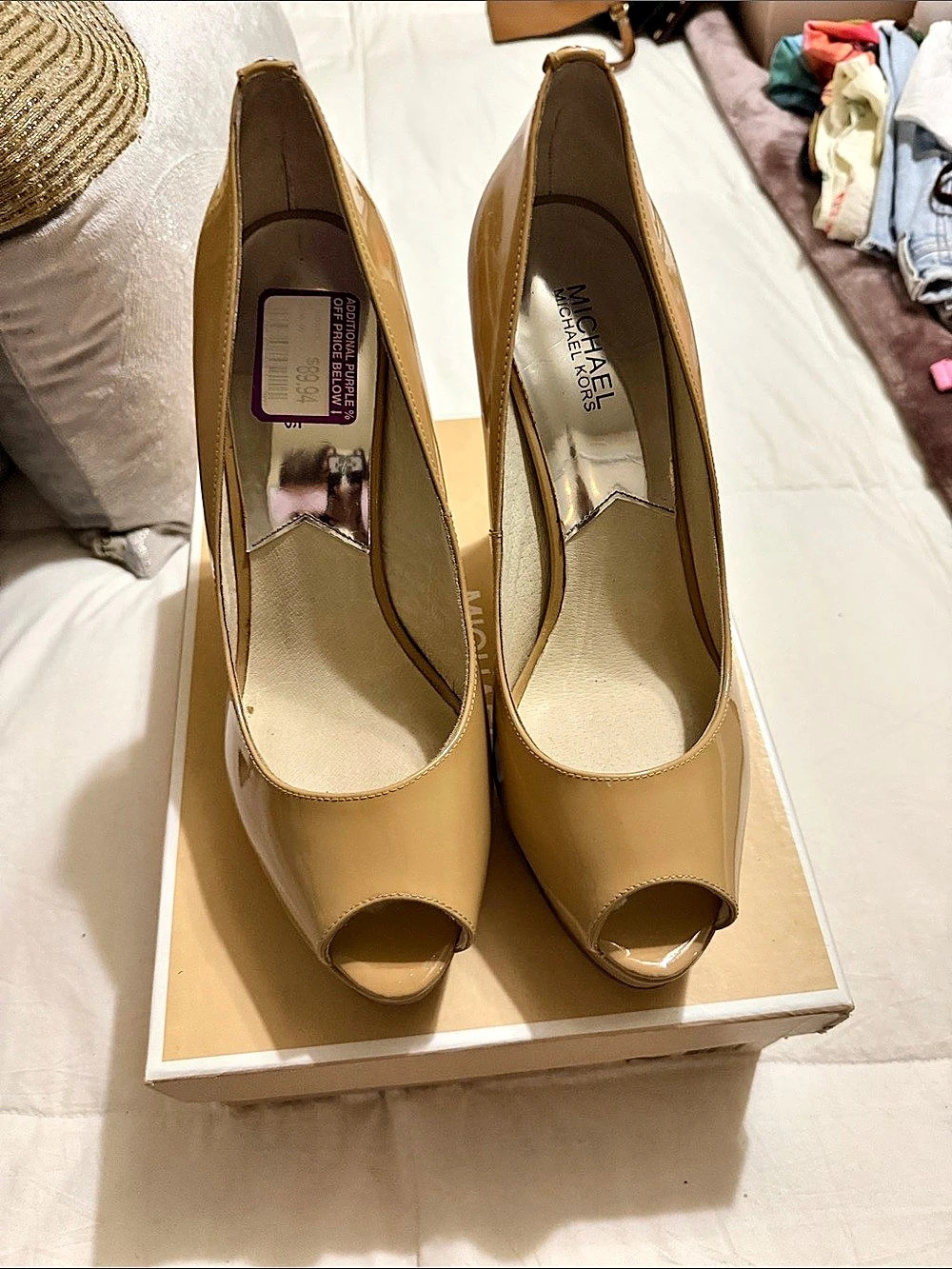 Michael Kors York Platform Heels in Brown US 11